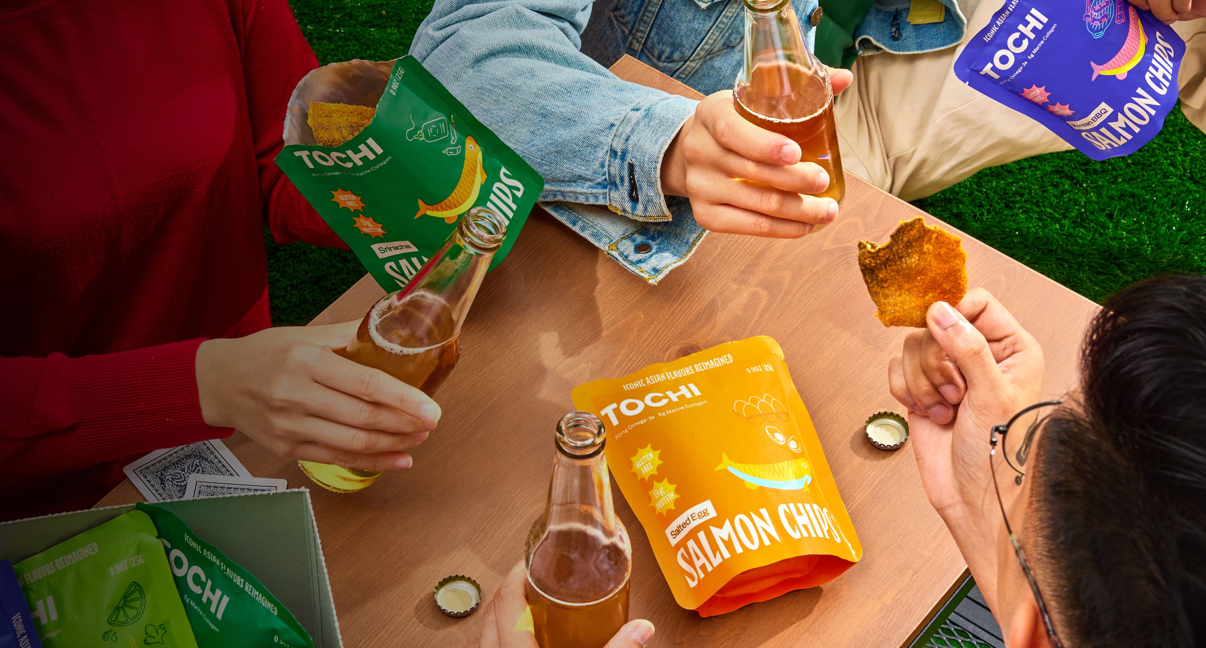 Enjoy together with Tochisnacks