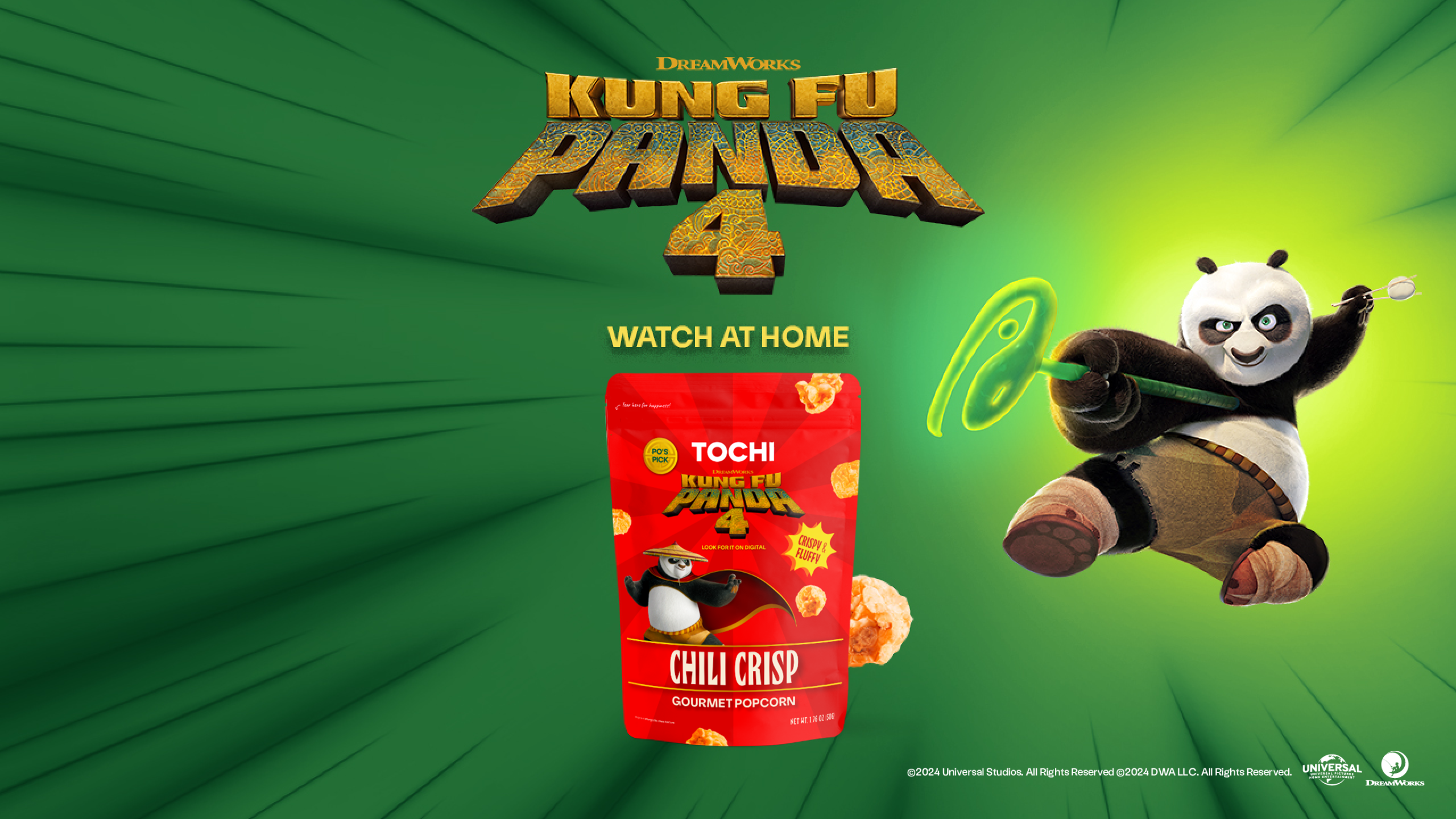 Tochi Chili Crisp kung fu panda gourmet popcorn